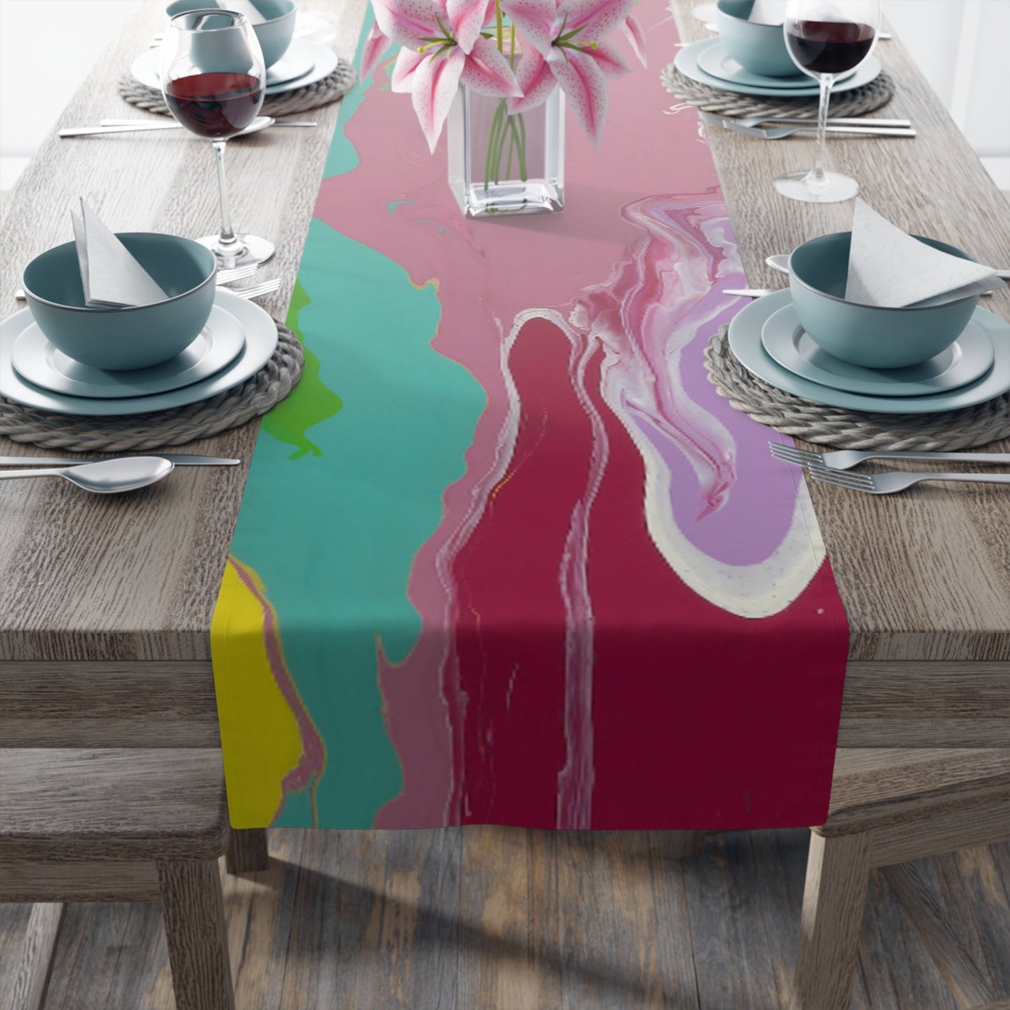 Playing With Rainbows - Table Runner