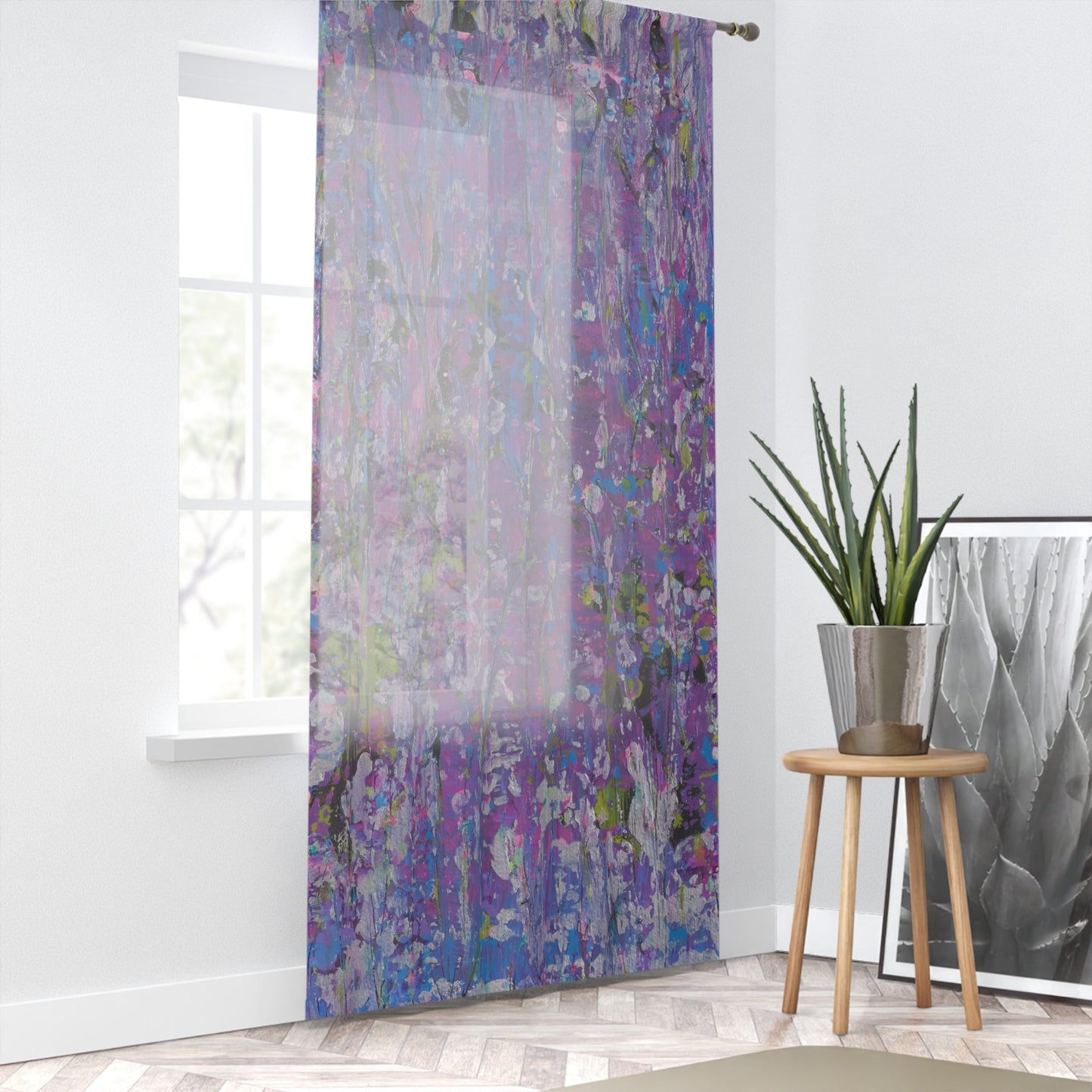 'Meadow Sunrise' - Sheer Curtain