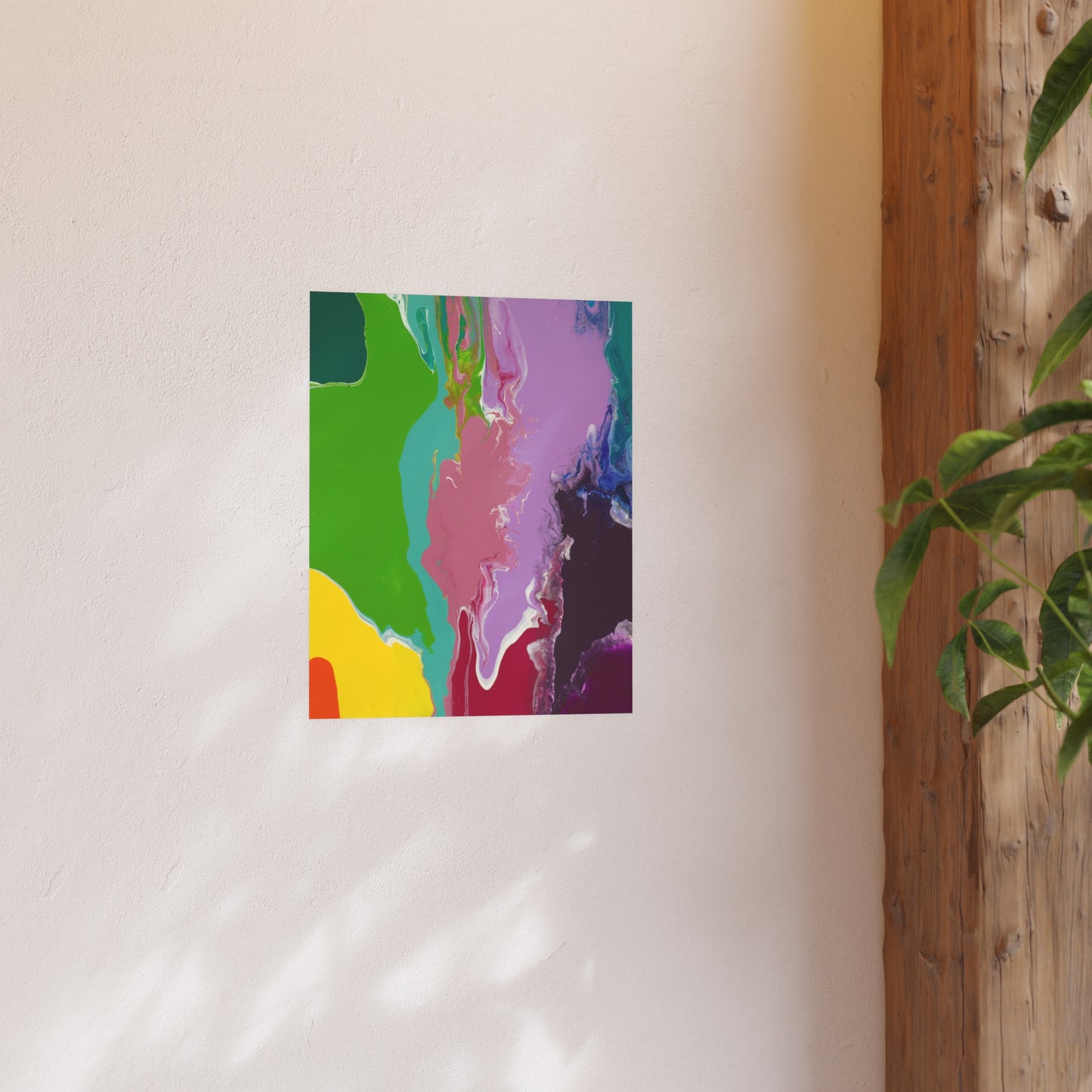 Playing With Rainbows - Archival Satin Poster