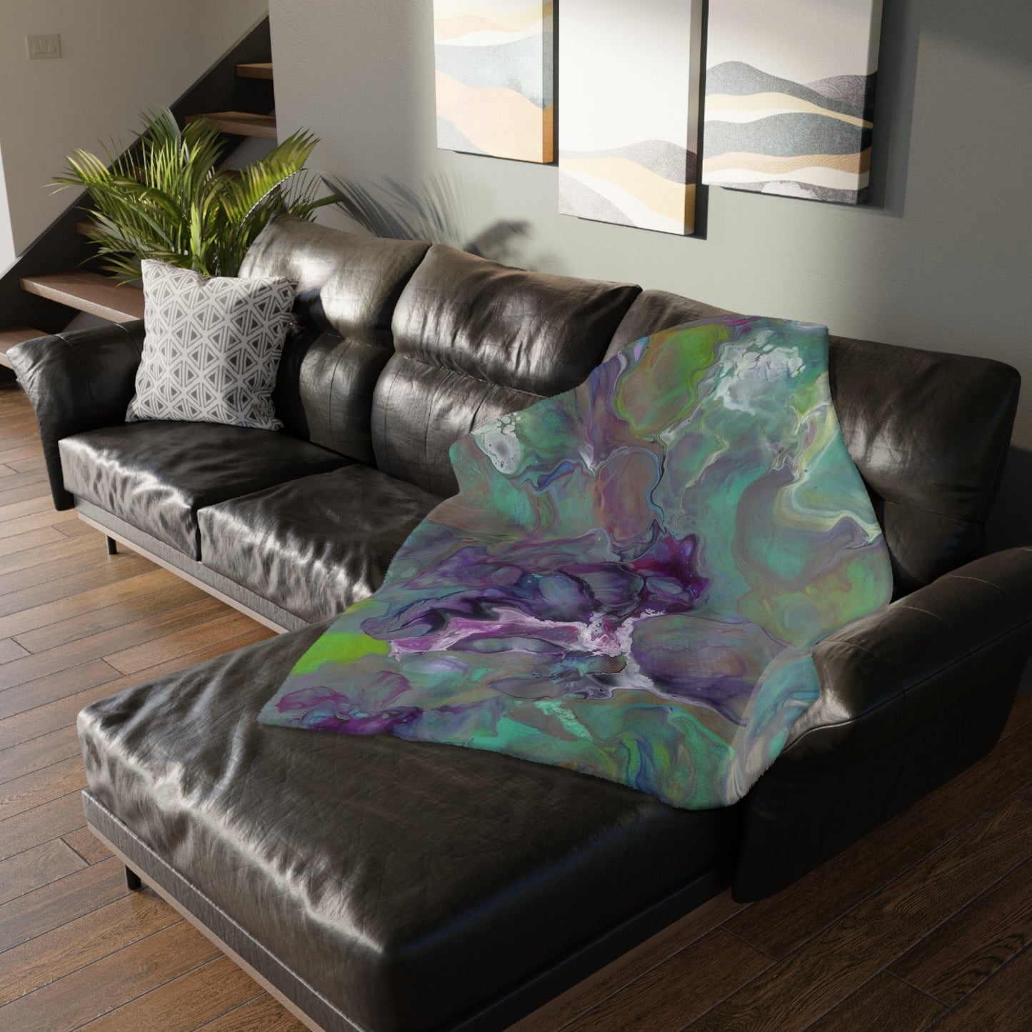 Coral Reef - Velveteen Microfiber Blanket